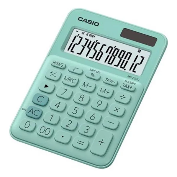 Casio Ms-20uc-Gn Yeşil Masaüstü Hesap Makinesi - Görsel 4
