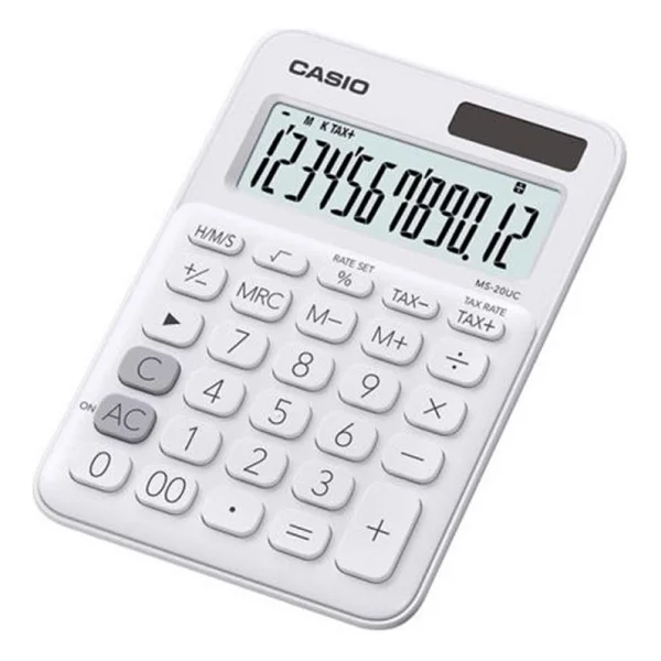 Casio Ms-20uc-We Beyaz Masaüstü Hesap Makinesi - Görsel 5