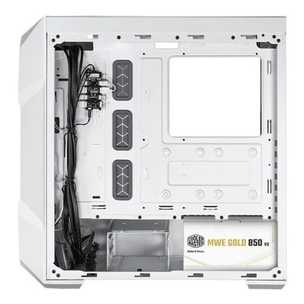 Coolermaster 850w 80+ Gold Td500 V2 Tg Argb Gamıng Eatx PC Kasası Beyaz - Görsel 3