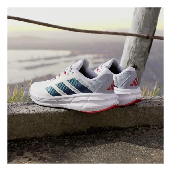 Adidas Questar 3 Jq5081 Beyaz-Gri Erkek Koşu Ayakkabısı - Görsel 5