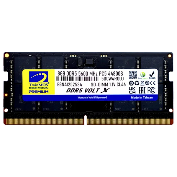 Twinmos 8 GB 5600 MHz Cl46 Tmd58gb5600s46 DDR5 RAM - Görsel 4