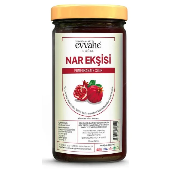 Evvahe Doğal Nar Ekşisi (300 Gr.) - Görsel 2