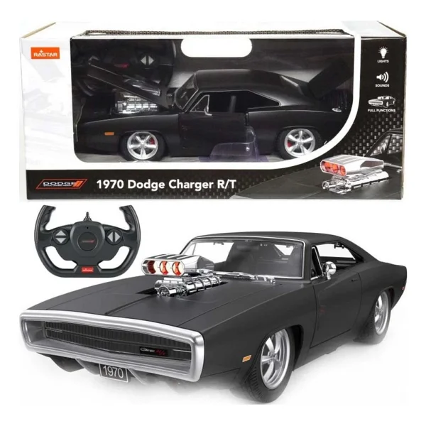 Rastar 1:16 1970 Dodge Charger R/T 99010 Uzaktan Kumandalı Araba - Görsel 6