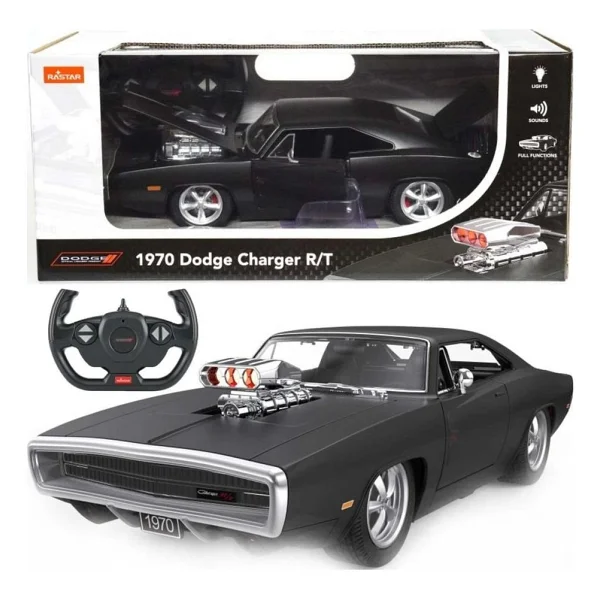 Rastar 1:16 1970 Dodge Charger R/T 99010 Uzaktan Kumandalı Araba - Görsel 2