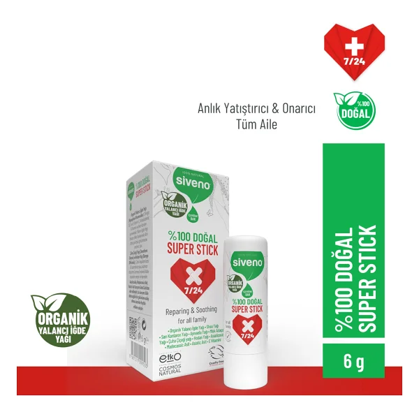 Siveno %100 Doğal Super Stick 6 Gr - Görsel 10