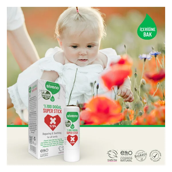 Siveno %100 Doğal Super Stick 6 Gr - Görsel 2