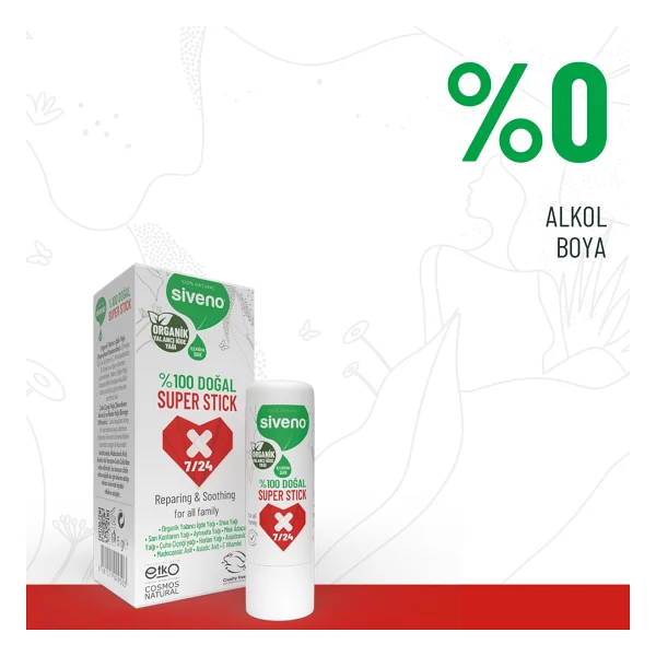 Siveno %100 Doğal Super Stick 6 Gr - Görsel 3