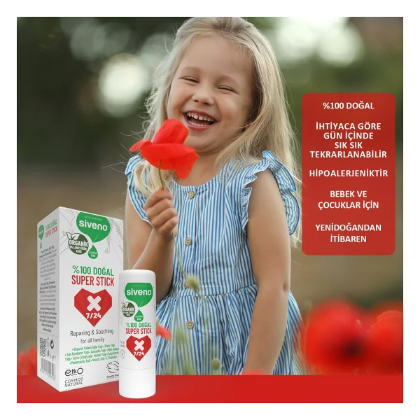 Siveno %100 Doğal Super Stick 6 Gr - Görsel 6