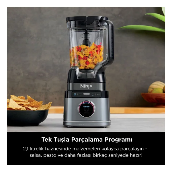 Nınja Detect Pro Blender 1200 W Smoothie Blender Gümüş - Görsel 6