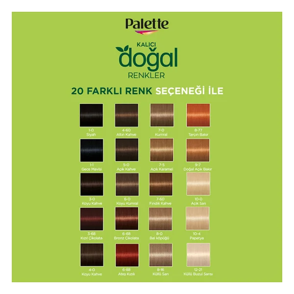 Palette Kalıcı Doğal Renkler 6.88 Ateş Kızılı Saç Boyası - Görsel 8