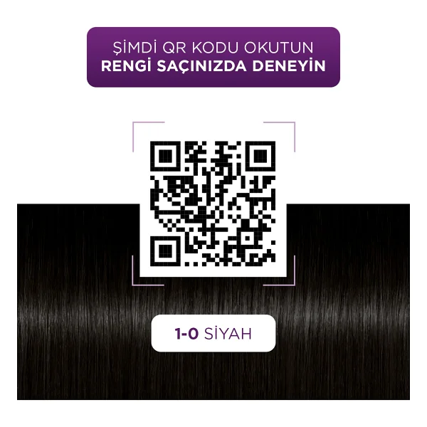 Palette Göz Alıcı Renkler 1.0 Siyah Saç Boyası - Görsel 6