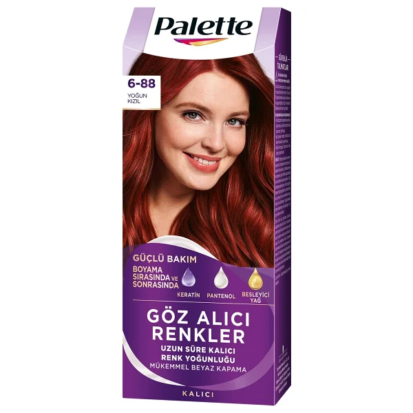 Palette Göz Alıcı Renkler 6.88 Sonbahar Kızılı Saç Boyası - Görsel 3
