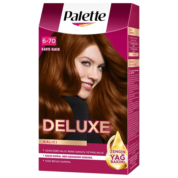 Palette Deluxe 6.70 Kahve Bakır Saç Boyası - Görsel 3