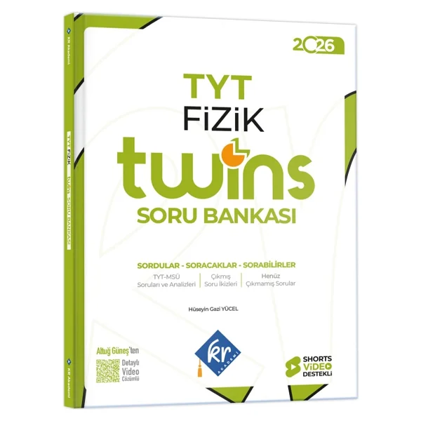 Kr Akademi Yayınları Tyt Twins Fizik Soru Bankası - Görsel 4