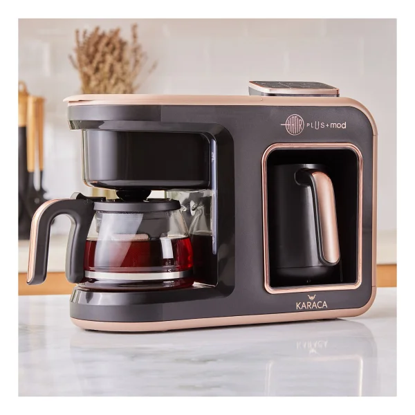 Karaca Hatır Plus Mod 5in1 Rose Brown Çay Ve Filtre Kahve Makinesi - Görsel 2