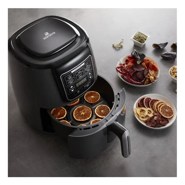 Karaca Air Pro Cook XL 2in1 Airfryer 4 Lt Konuşan Yağsız Space Gray Fritöz - Görsel 10