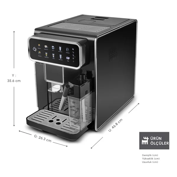 Karaca Coffeemaestro Tam Otomatik Espresso Makinesi - Görsel 2