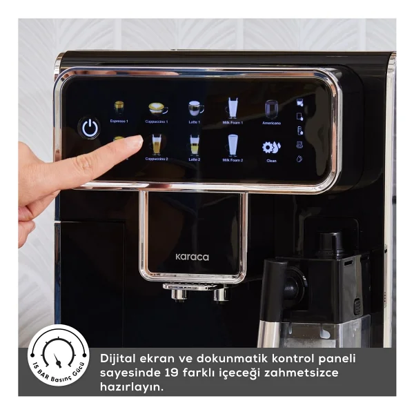 Karaca Coffeemaestro Tam Otomatik Espresso Makinesi - Görsel 9