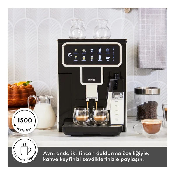 Karaca Coffeemaestro Tam Otomatik Espresso Makinesi - Görsel 10