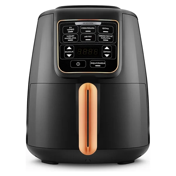 Karaca Air Pro Cook XL 2in1 Airfryer 4 Lt Konuşan Yağsız Fritöz - Görsel 3