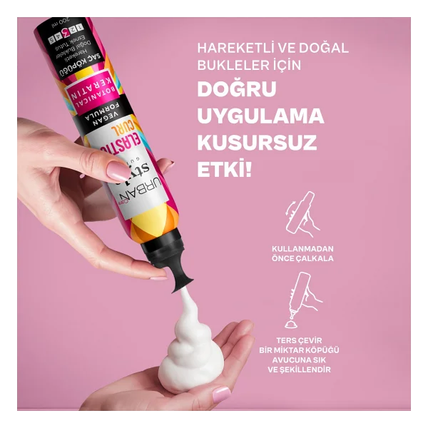 Urban Care Style Guide Elastic Curl 200 Ml Saç Köpüğü - Görsel 9