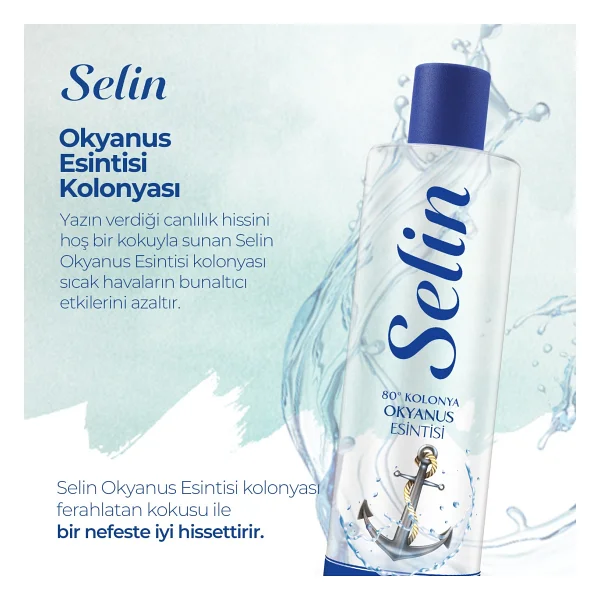 Selin Okyanus Esintisi Pet Şişe Kolonya 400 Ml - Görsel 6