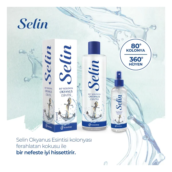 Selin Okyanus Esintisi Pet Şişe Kolonya 400 Ml - Görsel 8