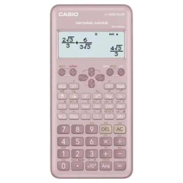 Casio Fx-82es Plus 2. Versiyon Pembe 252 Fonksiyonlu Bilimsel Hesap Makinesi - Görsel 2