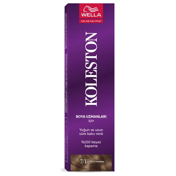 Koleston Single 7.1 Küllü Kumral Saç Boyası - Görsel 3