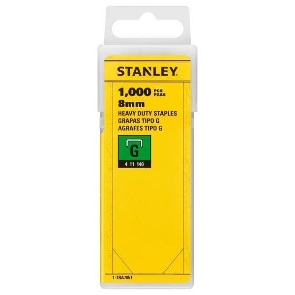 Stanley Tra705t Ağır Hizmet Tipi 8 Mm 1000 Adet Döşeme Zımba Teli - Görsel 4