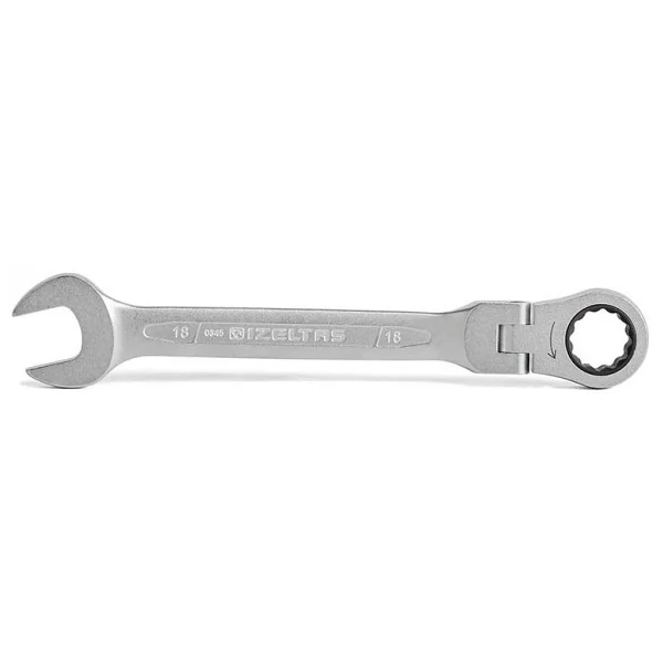 İzeltaş 0345 17 Mm Mafsallı Kombine Cırcır Anahtar - Görsel 6