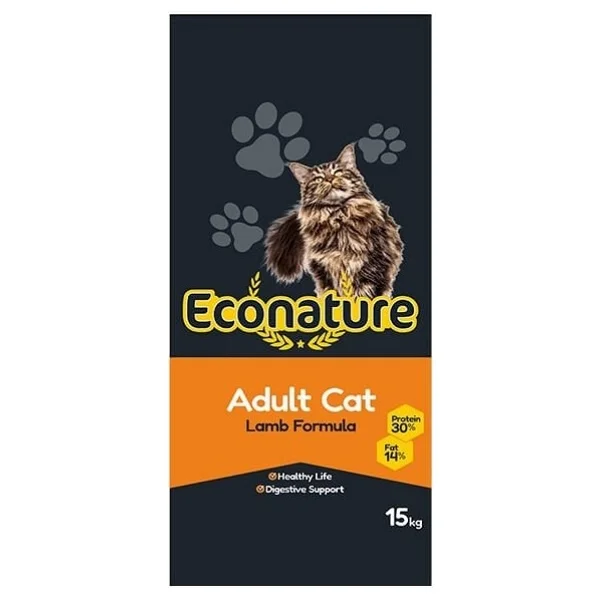 Econature Kuzu Etli 15 Kg Yetişkin Kedi Maması - Görsel 5