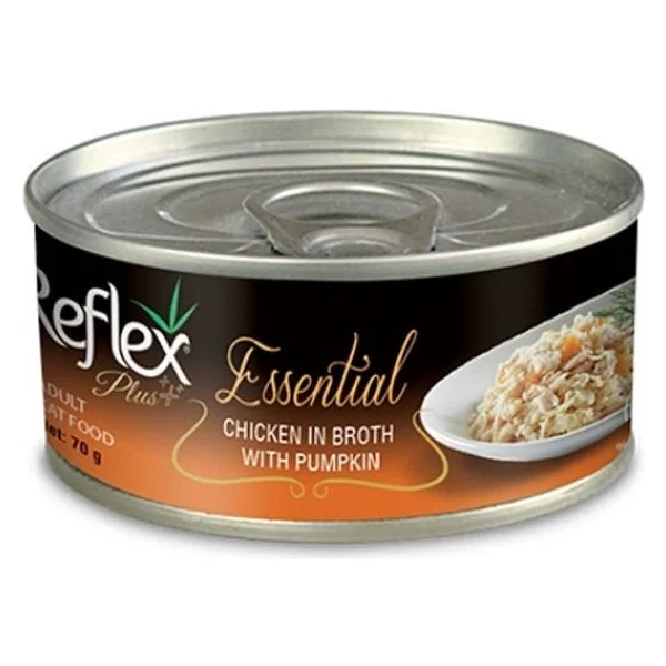 Reflex Plus Essential Tavuklu ve Balkabaklı 70 gr Yetişkin Konserve Kedi Maması - Görsel 2