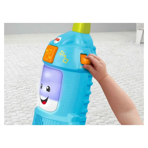 Fisher-Price Eğlen Ve Öğren Serisi Türkçe Konuşan Neşeli Süpürge Mavi Eğitici Özellikli Oyuncak - Görsel 7