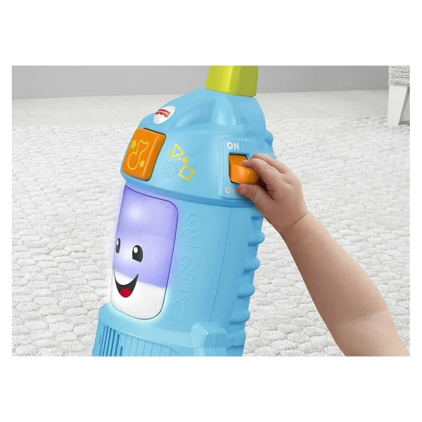 Fisher-Price Eğlen Ve Öğren Serisi Türkçe Konuşan Neşeli Süpürge Mavi Eğitici Özellikli Oyuncak - Görsel 5