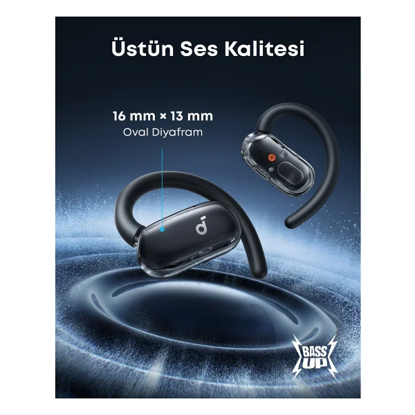 Anker Soundcore V40i TWS Siyah Open Ear Bluetooth Kulaklık - Görsel 7