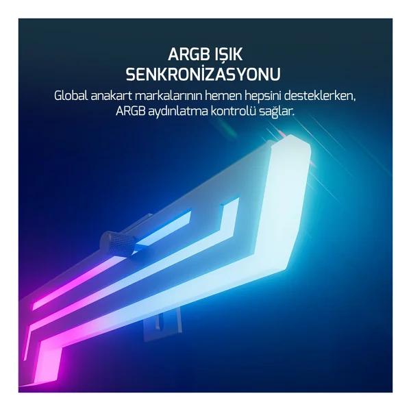 Gamepower Heatsync Siyah Argb Ekran Kartı Desteği - Görsel 7
