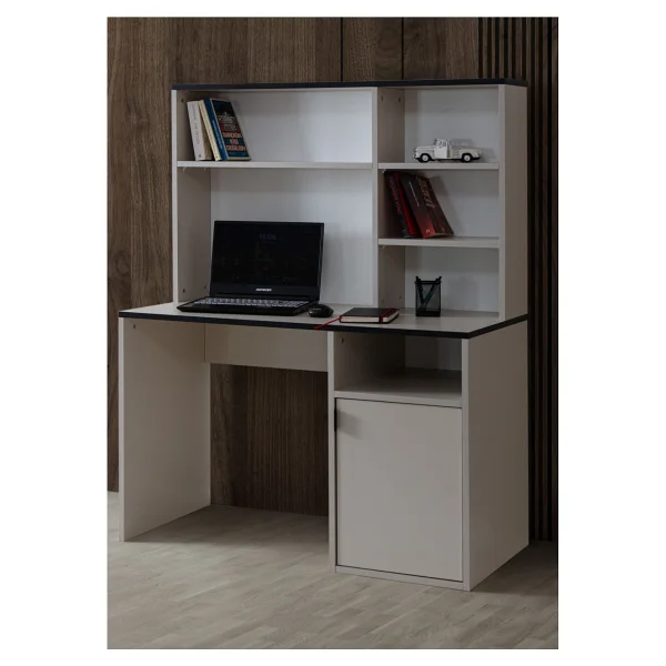 Vegnum Genç Odası Takımı - Vegnum 4 Kapaklı Dolap, Bali Çalışma Masası, Şifonyer, Komodin - Görsel 4