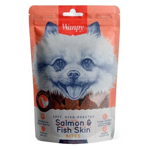 Wanpy Oven Roasted Gerçek Somon Dilimi 100 gr Köpek Ödülü - Görsel 8