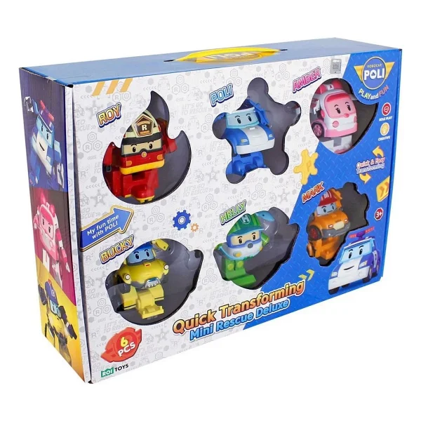 Robocar Poli Quick Transforming Mini Rescue Deluxe Polı/Zr-915 - Görsel 2