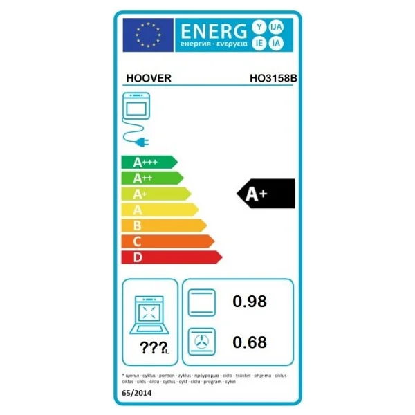 Hoover HO3158B Siyah Ankastre Fırın - Görsel 2