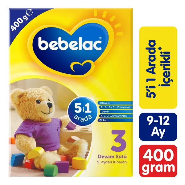Bebelac 3 Devam Sütü 400 Gr - Görsel 8