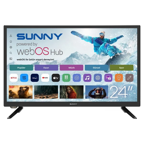 Sunny Sn24ledl262-S HD 24'' 61 Ekran Uydu Alıcılı Webos Smart LED TV - Görsel 6