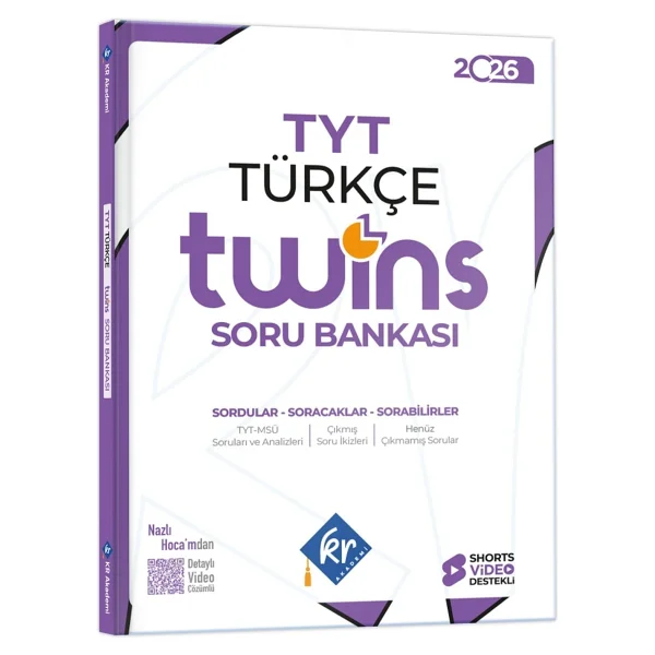 Kr Akademi Yayınları Tyt Twins Türkçe Soru Bankası - Görsel 4