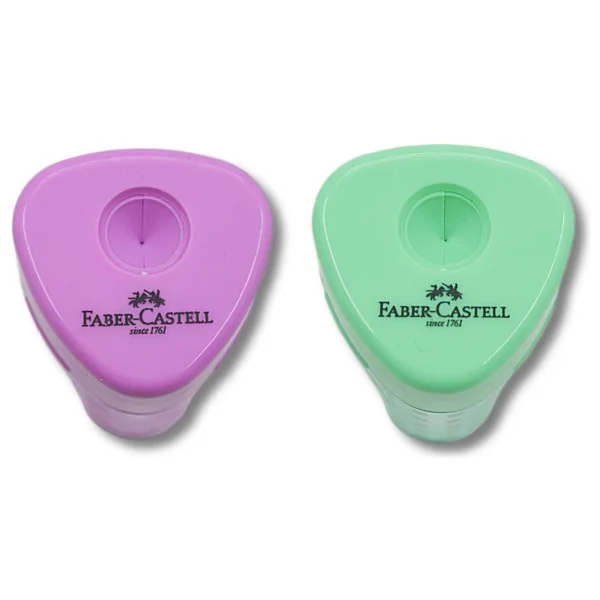 Faber-Castell Grip Auto Pastel Mini Kalemtıraş 1 Adet - Görsel 3
