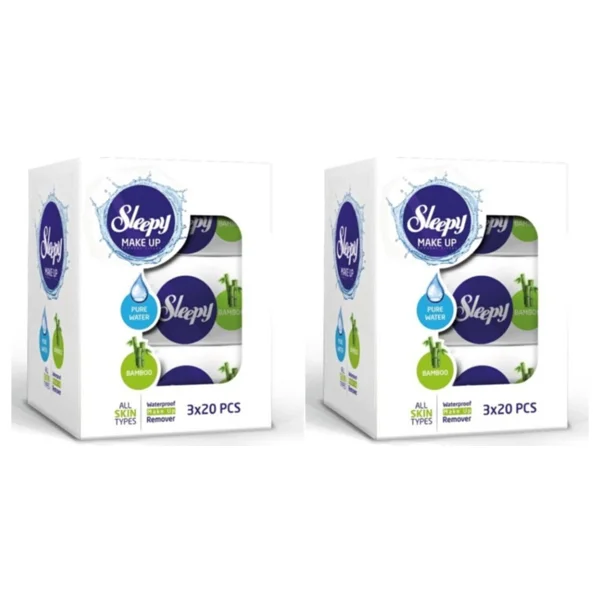 Sleepy Make Up 20'li 6 Adet Makyaj Temizleme Mendili - Görsel 2