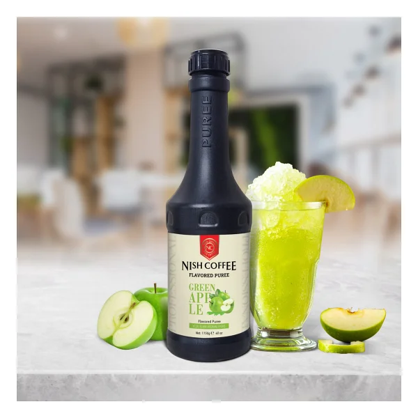 Nish Yeşil Elma Aromalı Püre 1.15 Kg - Görsel 4