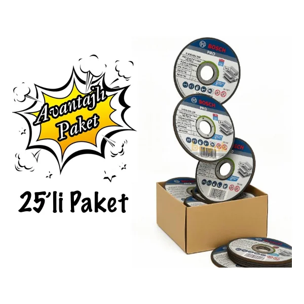 Bosch 2608603169 115x1 Mm 25 Adet Inox Kesici Disk - Görsel 6