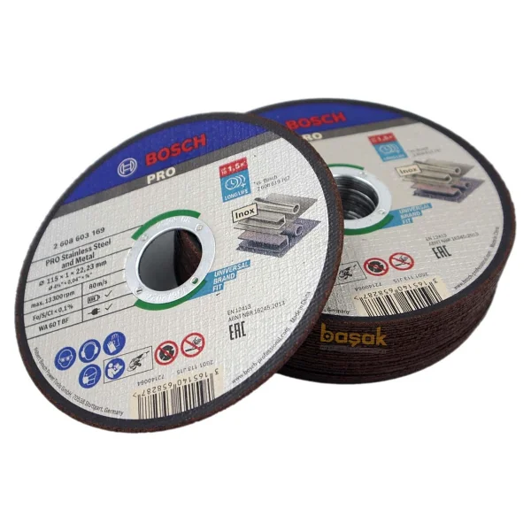 Bosch 2608603169 115x1 Mm 25 Adet Inox Kesici Disk - Görsel 3