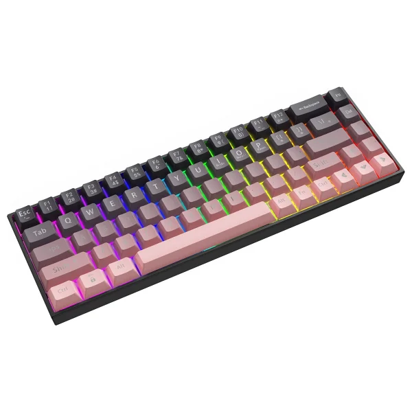 Ajazz Ak680 Pembe %65 Tkl Red Switch Kablolu Mekanik Oyuncu Klavyesi - Görsel 4